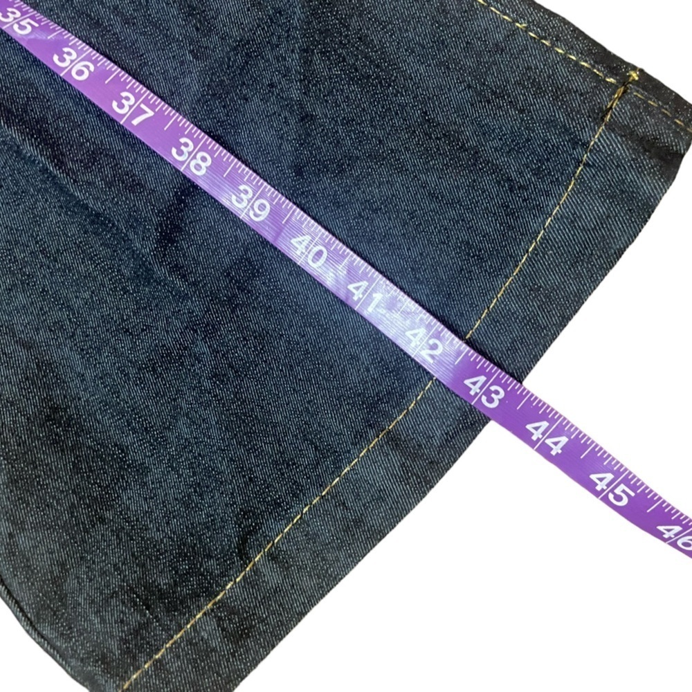 Cache Wide Leg Bell Button Low Rise Denim Jean Size 2 - Picture 12 of 16